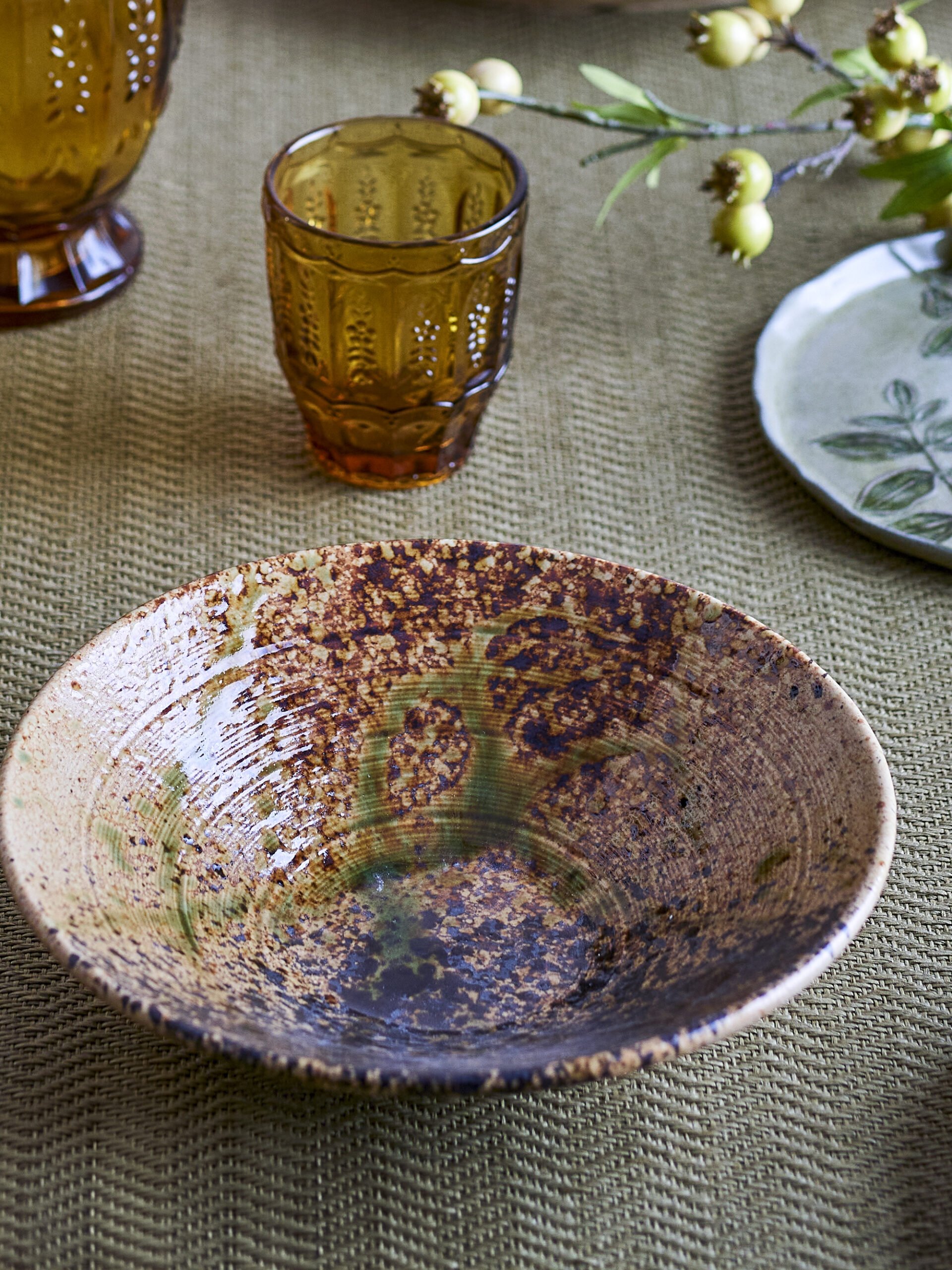 Larken Serving Plate, Black, Stoneware - Image 5
