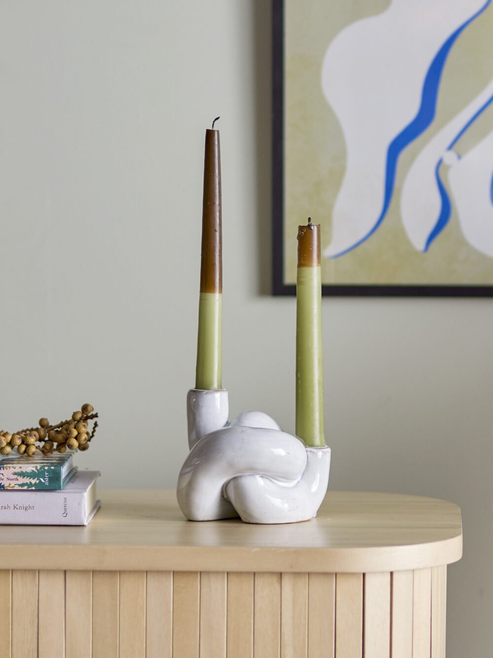 Burma Candle, Green, Paraffin - Image 3
