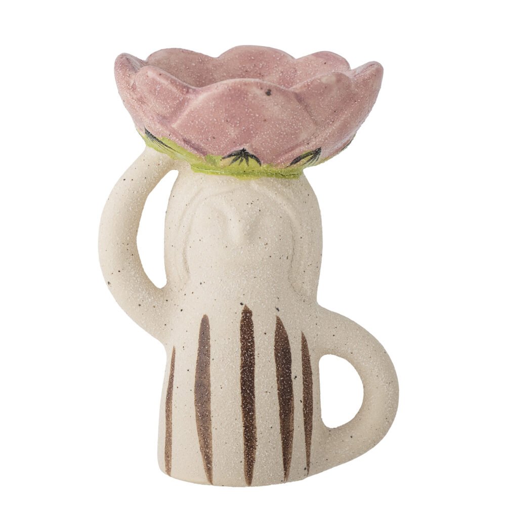 Clarabel Votive, Rose, Stoneware