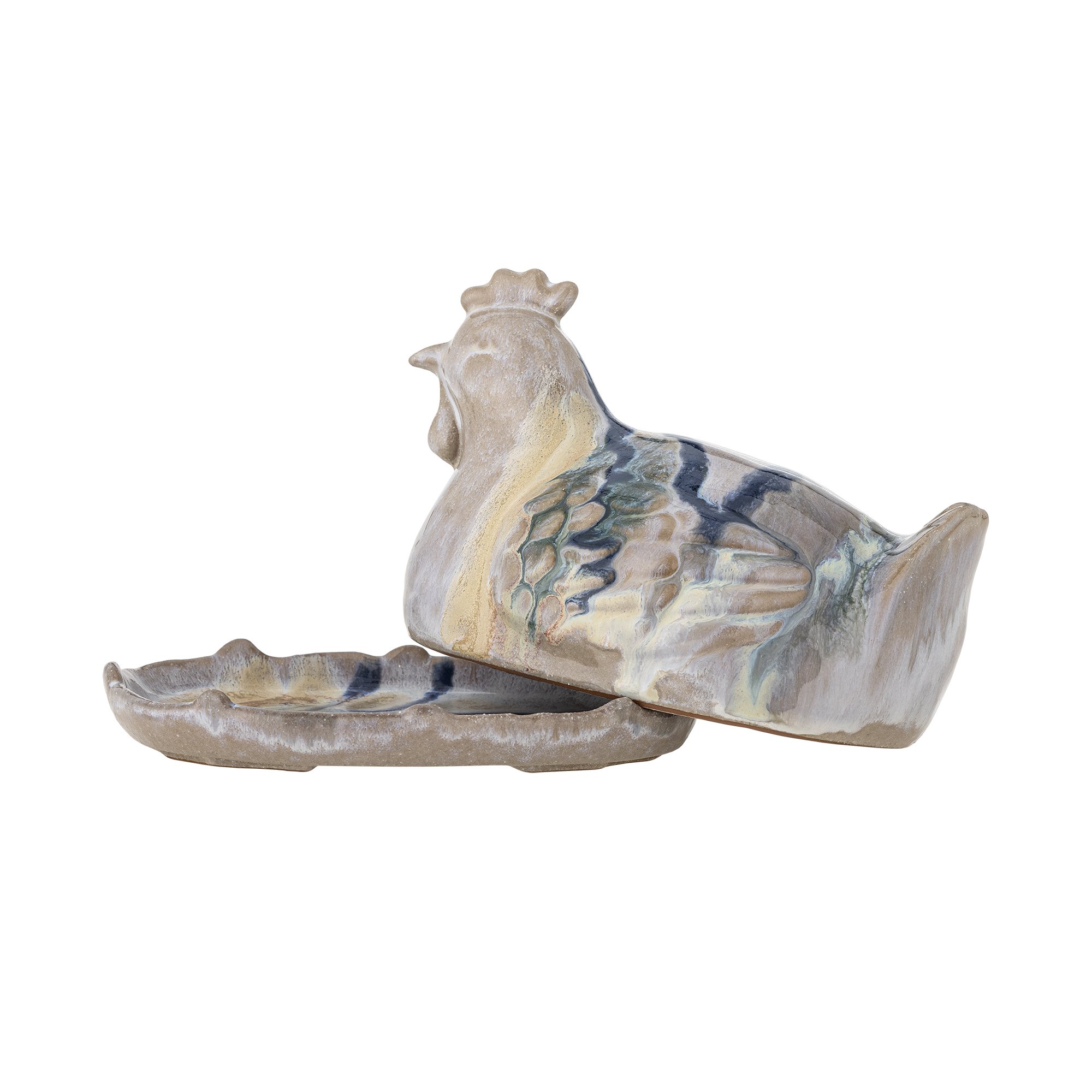 Heni Butter Box, Rose, Stoneware - Image 4