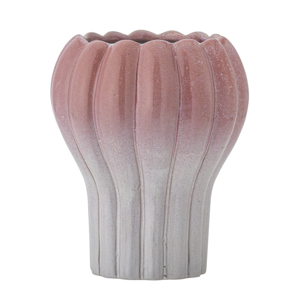 Kyla Flowerpot, Rose, Stoneware