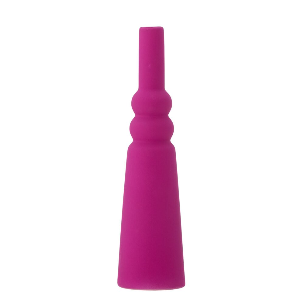 Isolde Vase, Pink, Stoneware