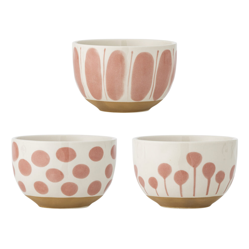 Linora Bowl, Rose, Stoneware
