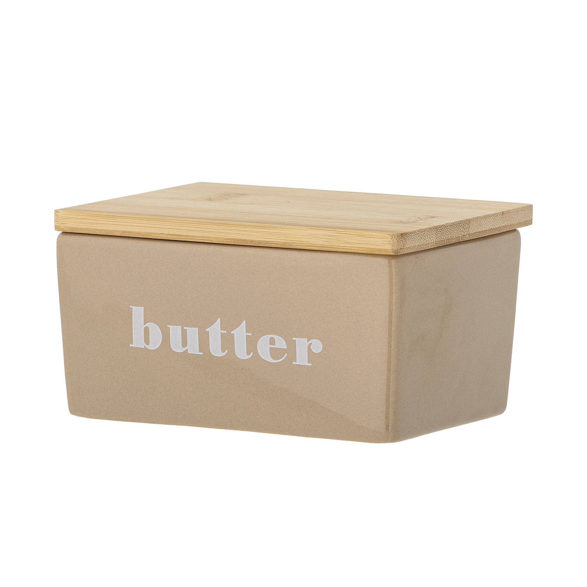 Hanyu Butter Box, Brown, Stoneware - Image 2