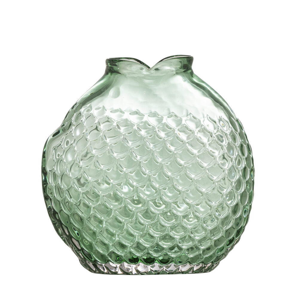 Bree Vase, Green, Glass