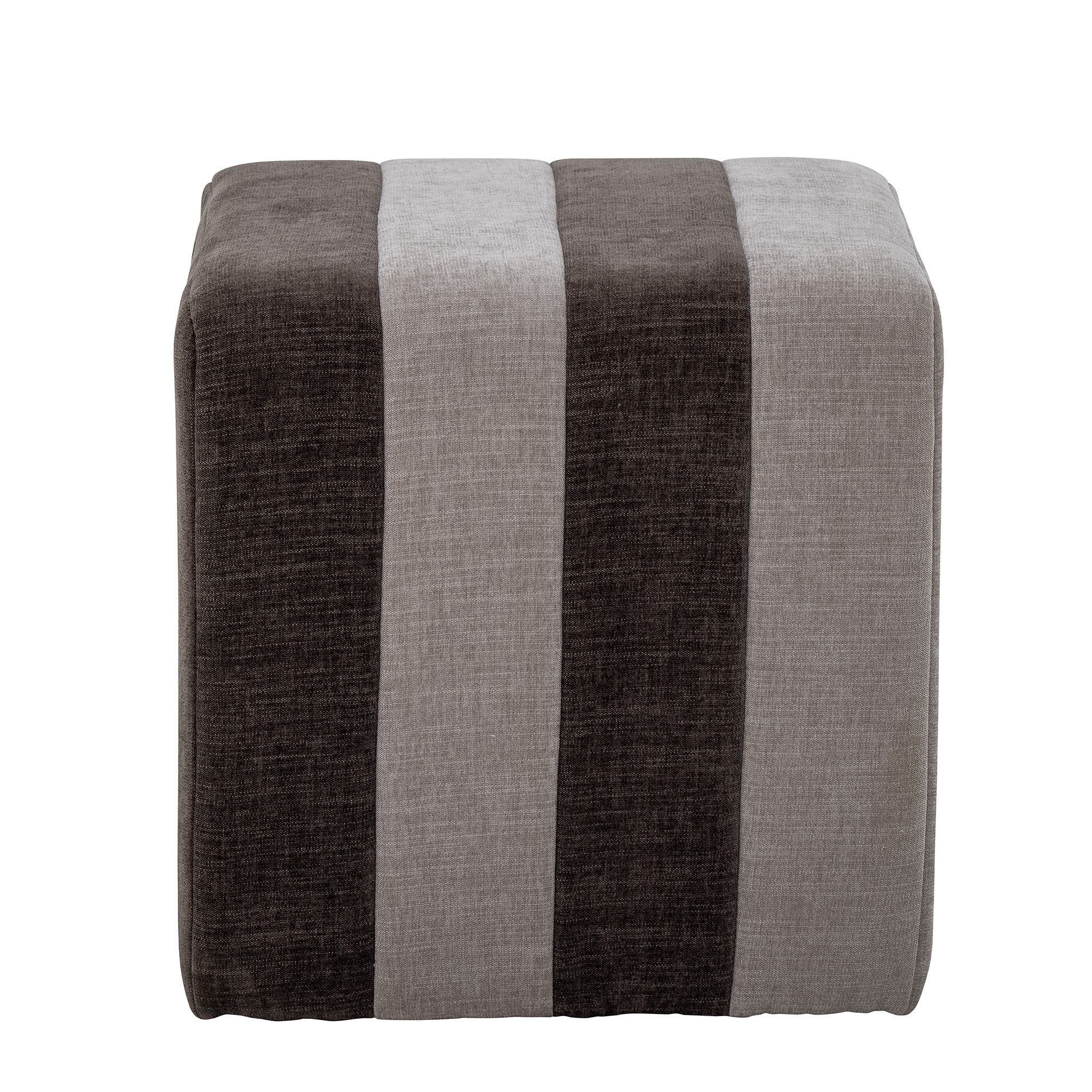 Flint Pouf, Brown, Polyester - Image 3