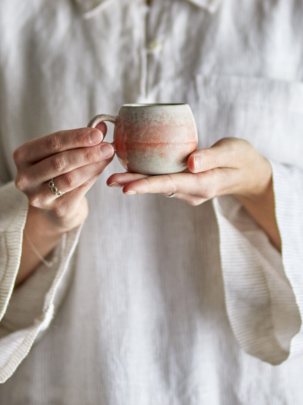 Paula Espresso Cup, Orange, Stoneware - Image 3
