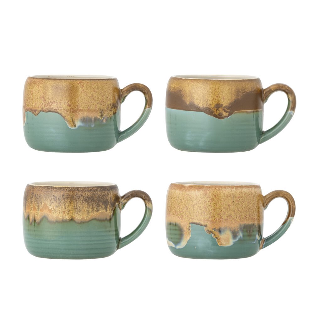 Sheen Mug, Green, Stoneware