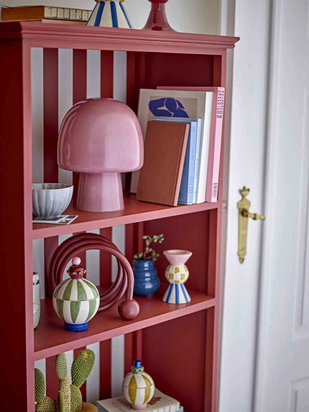 Sasha Cabinet, Red, MDF - Image 4
