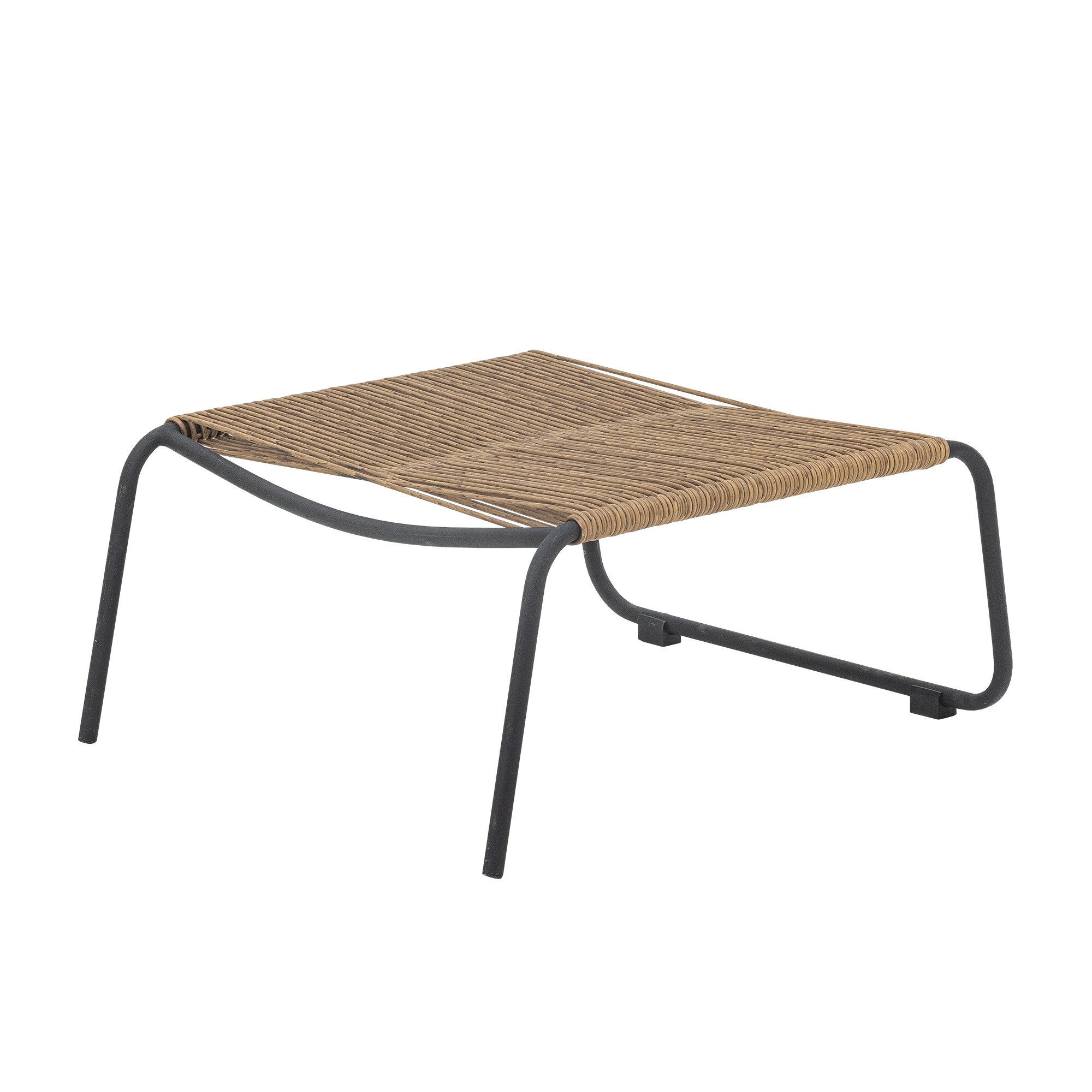Boel Deck Chair with Stool, Nature, Metal - Image 3