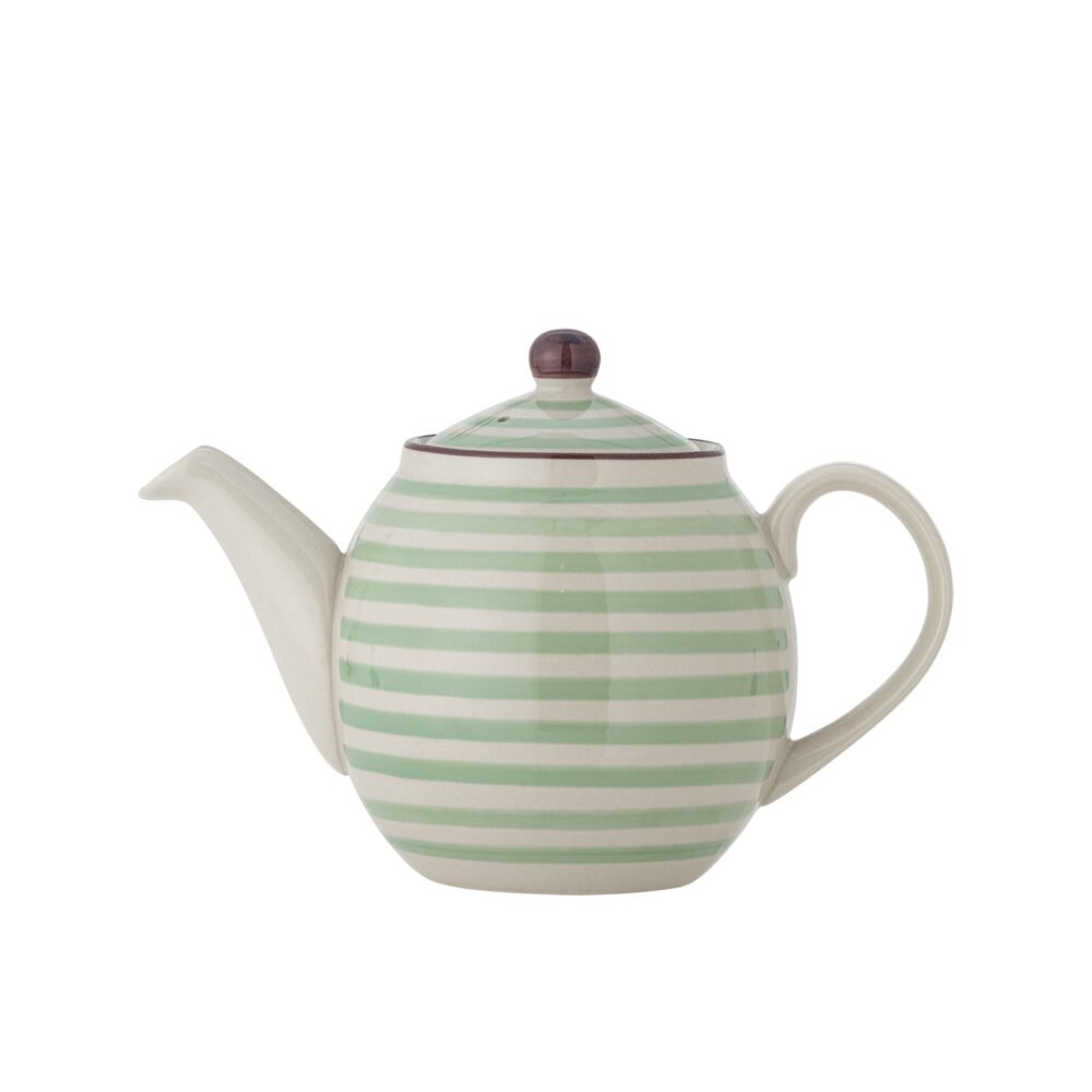 Patrizia Teapot, Green, Stoneware
