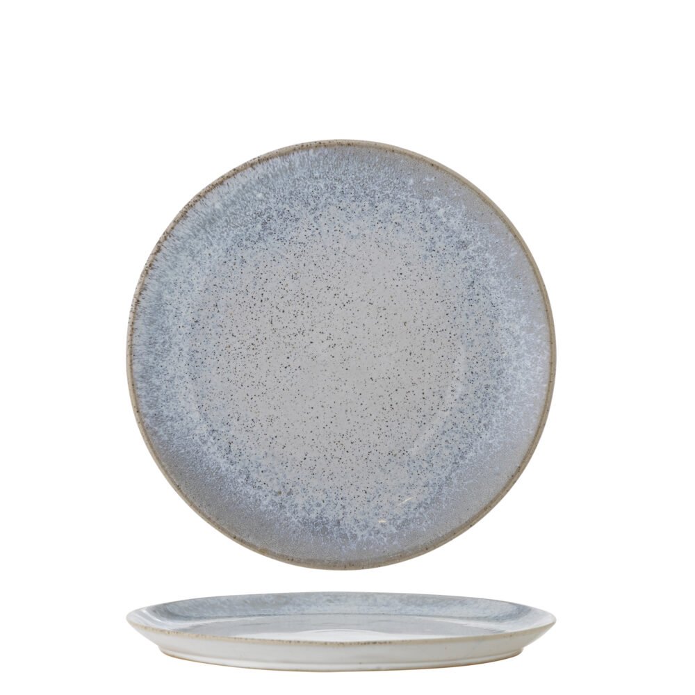 Paula Plate, Blue, Stoneware