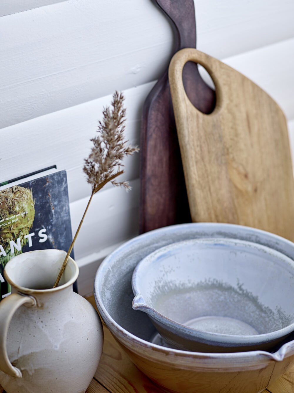 Evora Baking Bowl, Nature, Stoneware - Image 3