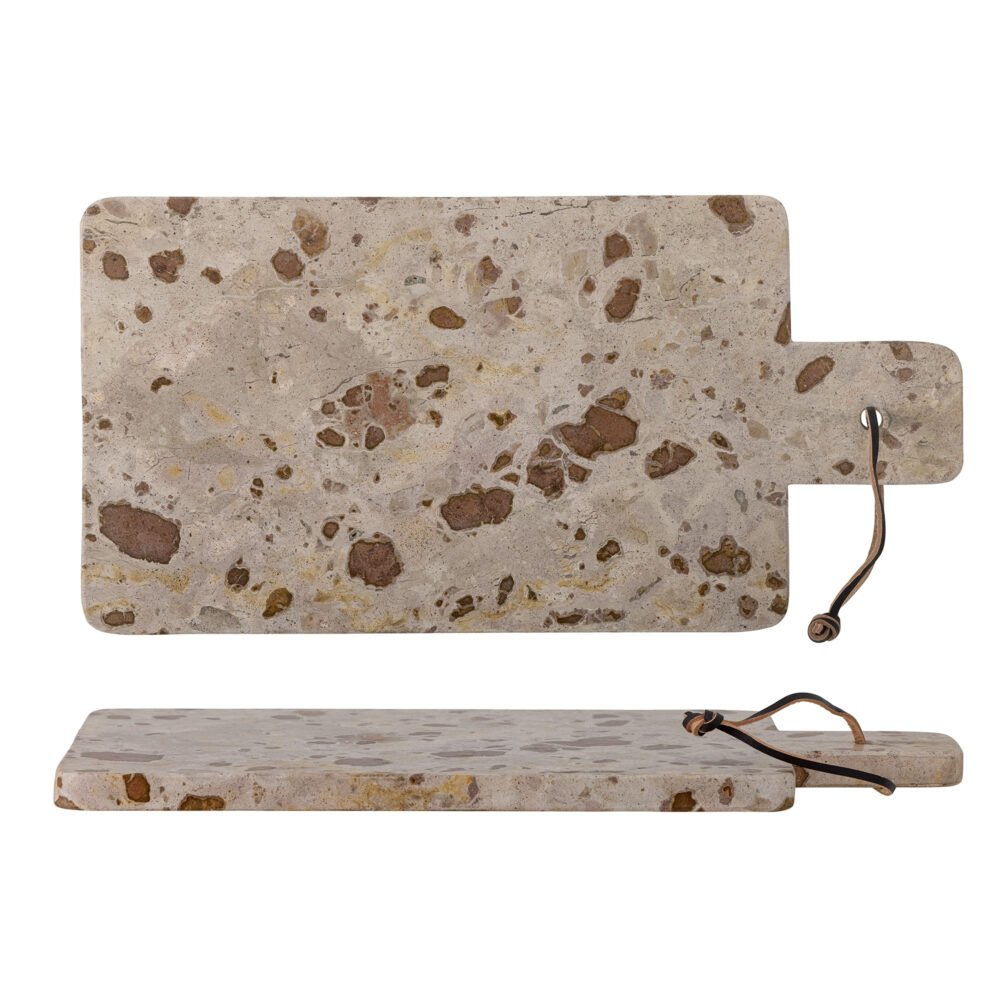 Nukaka Cutting Board, Brown, Marble