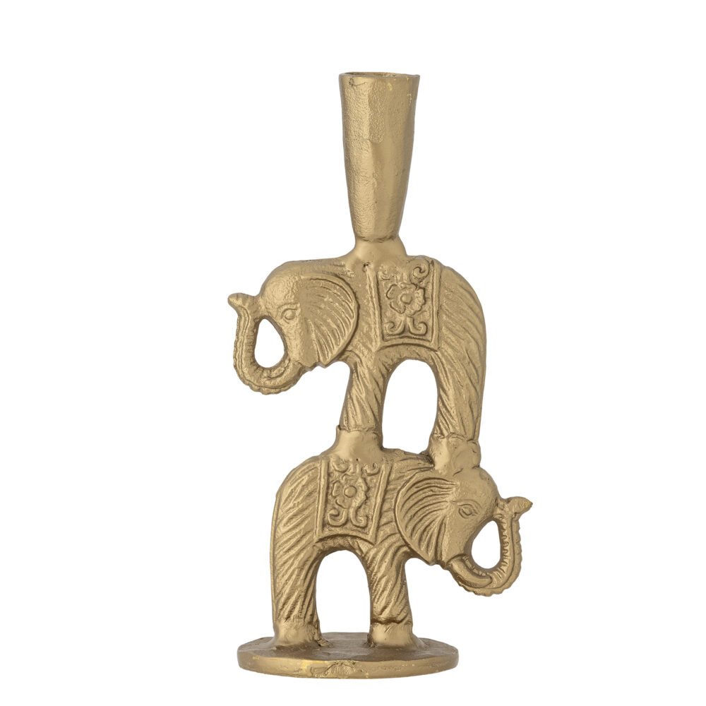 Jazz Candle Holder, Brass, Aluminum