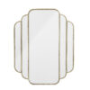 Mas Wall Mirror, Brass, Metal