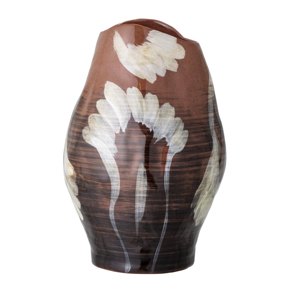 Obsa Vase, Brown, Stoneware