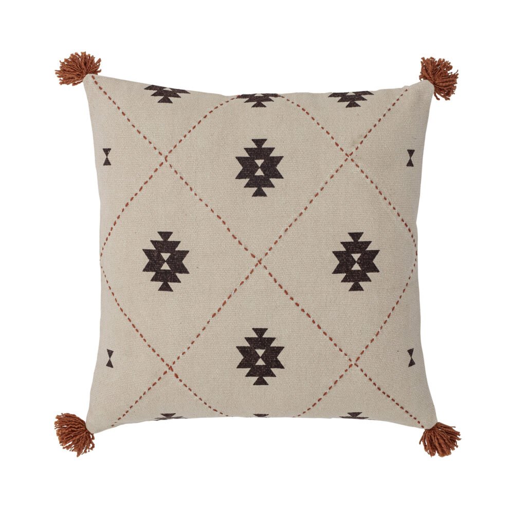 Ameli Cushion, Nature, Cotton