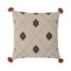 Ameli Cushion, Nature, Cotton