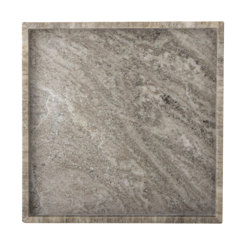 Majsa Tray, Brown, Marble - Image 4