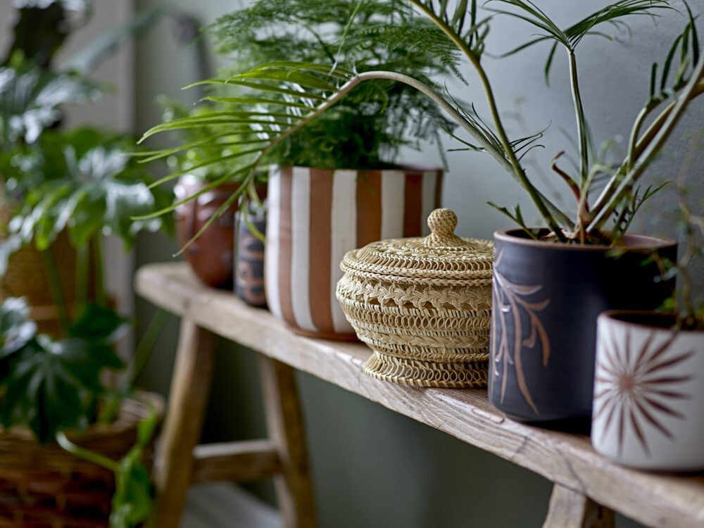Abas Deco Flowerpot, Brown, Terracotta - Image 4