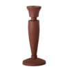 Isel Candle Holder, Brown, Aluminum