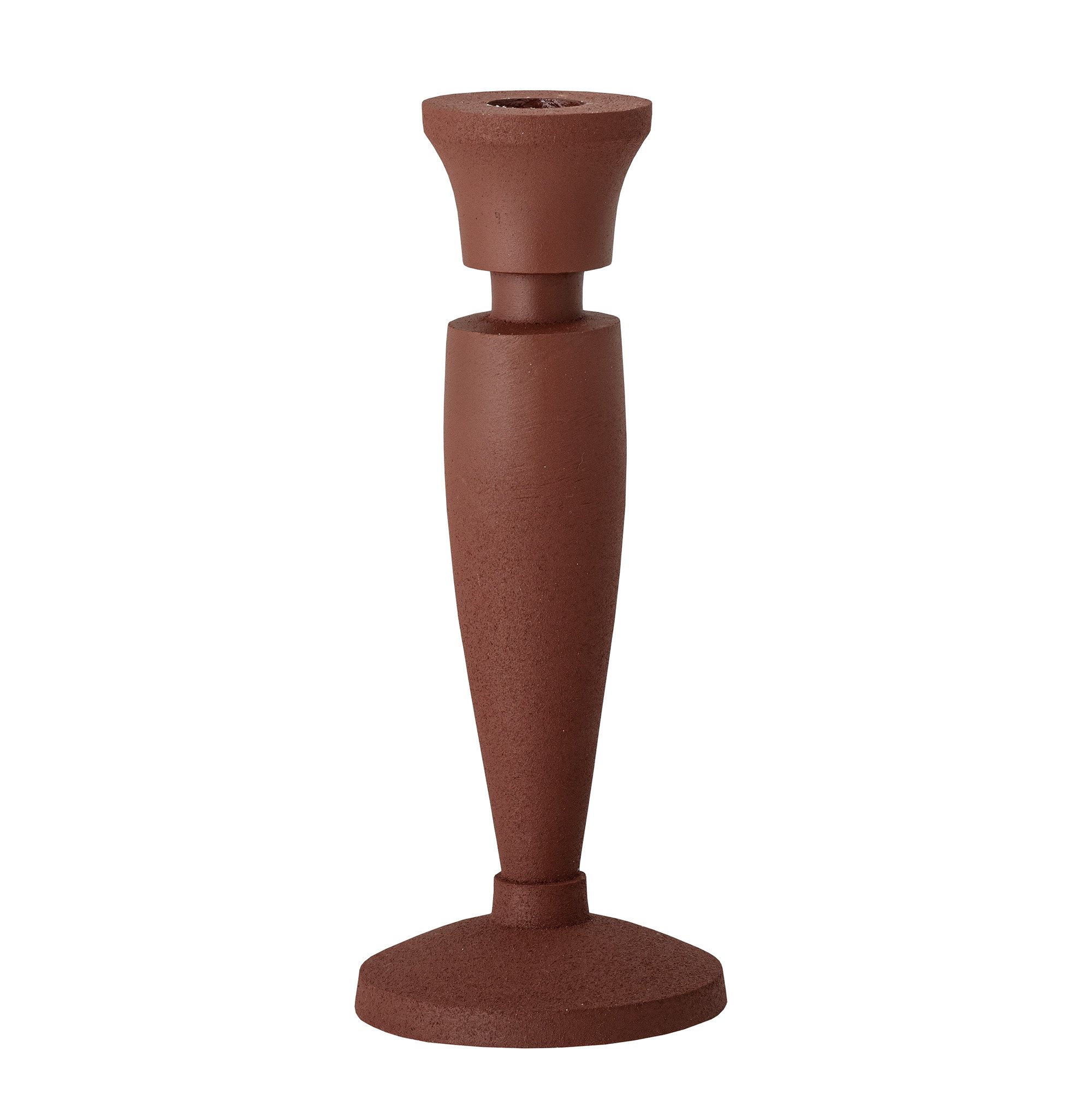 Isel Candle Holder, Brown, Aluminum