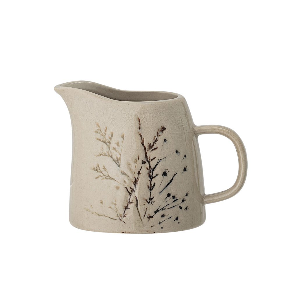 Bea Milk Jug, Nature, Stoneware