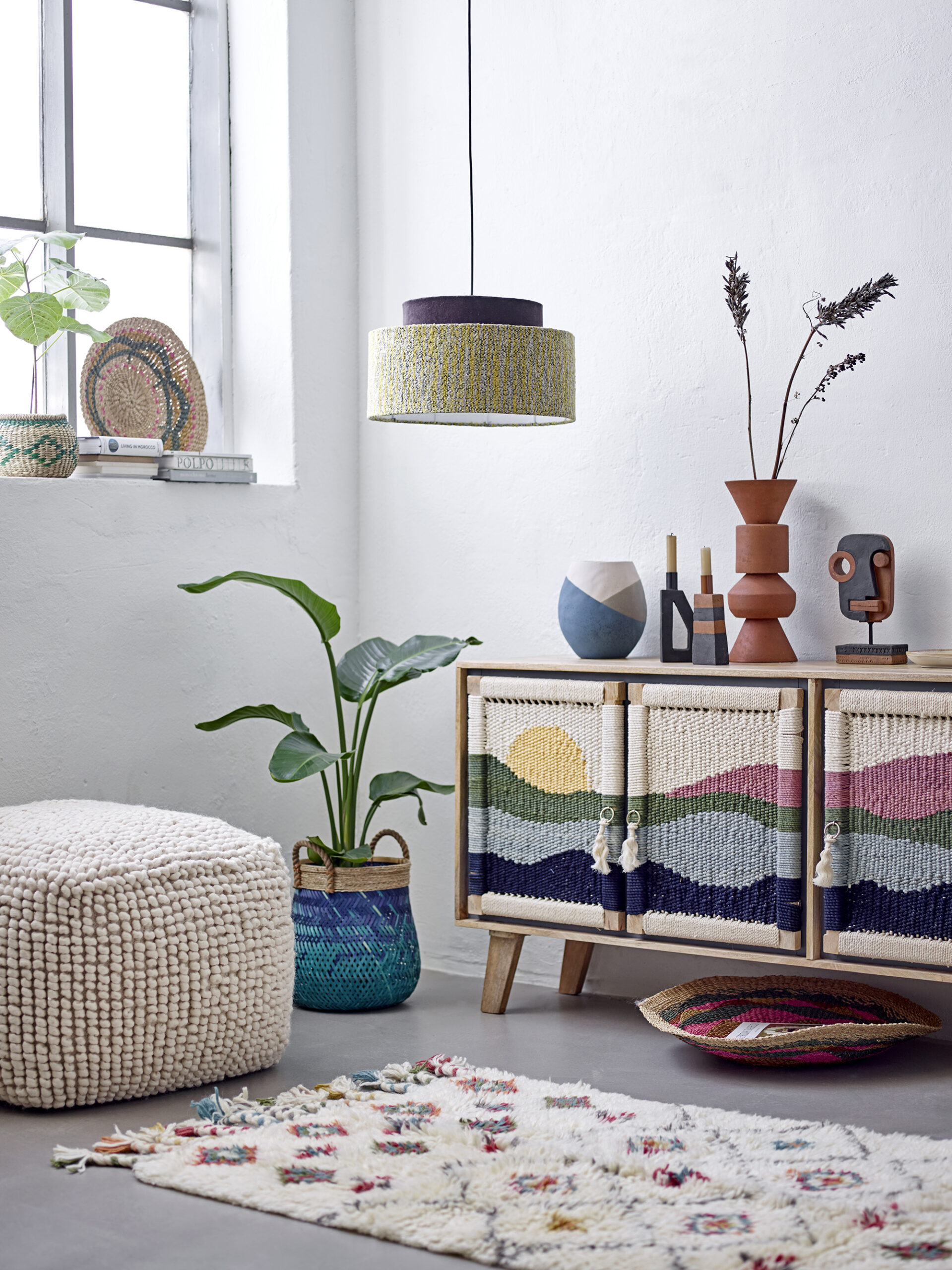 Suna Pouf, Nature, Wool - Image 3