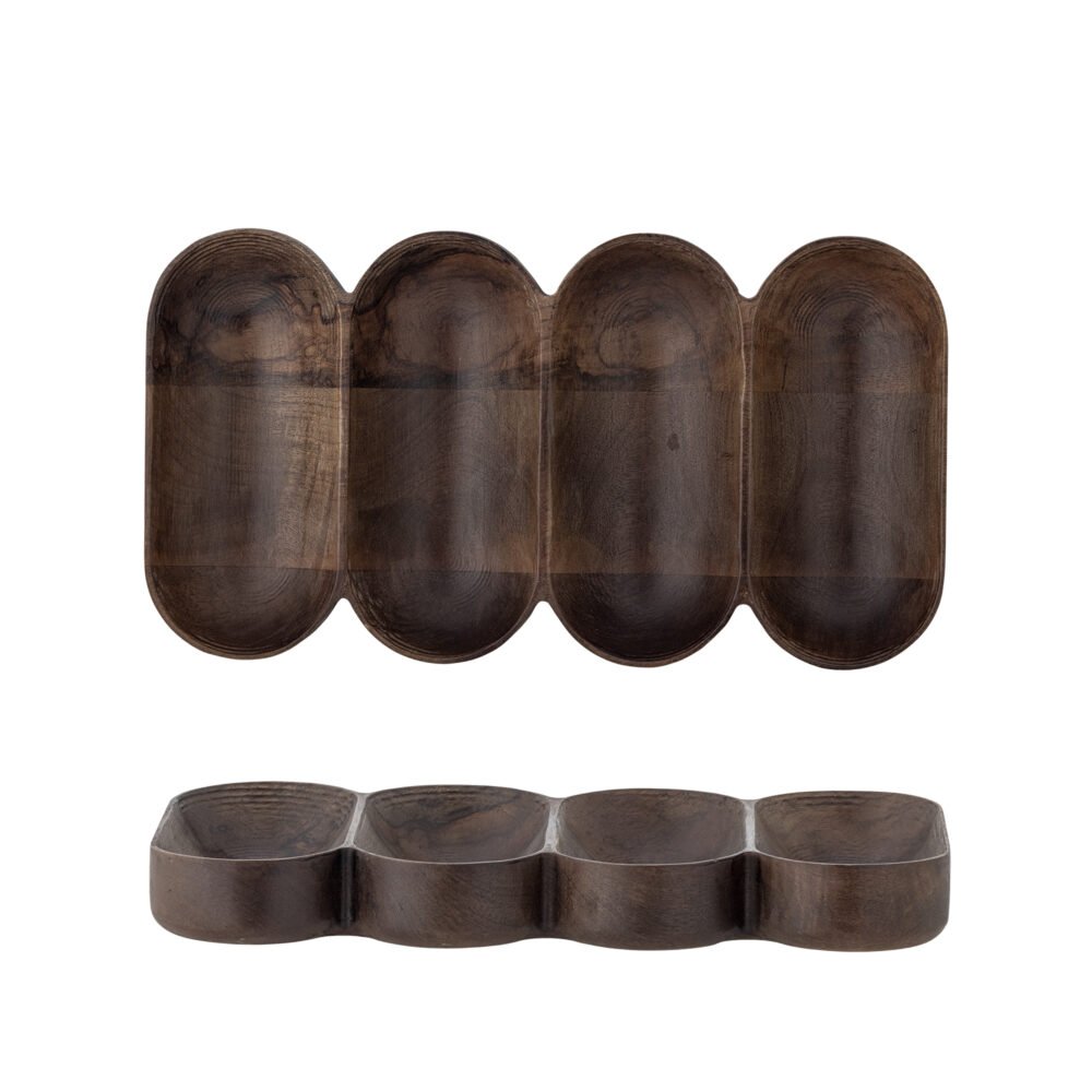 Maluna Serving Tray, Brown, FSC® 100%, Mango