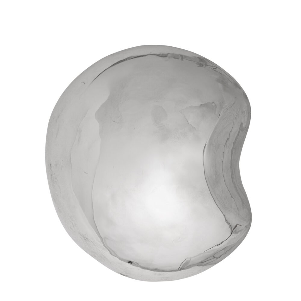 Bobby Wall Decor, Silver, Stoneware