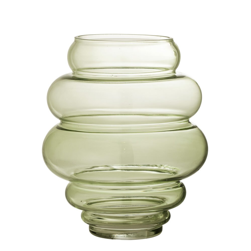 Annhelene Vase, Green, Glass