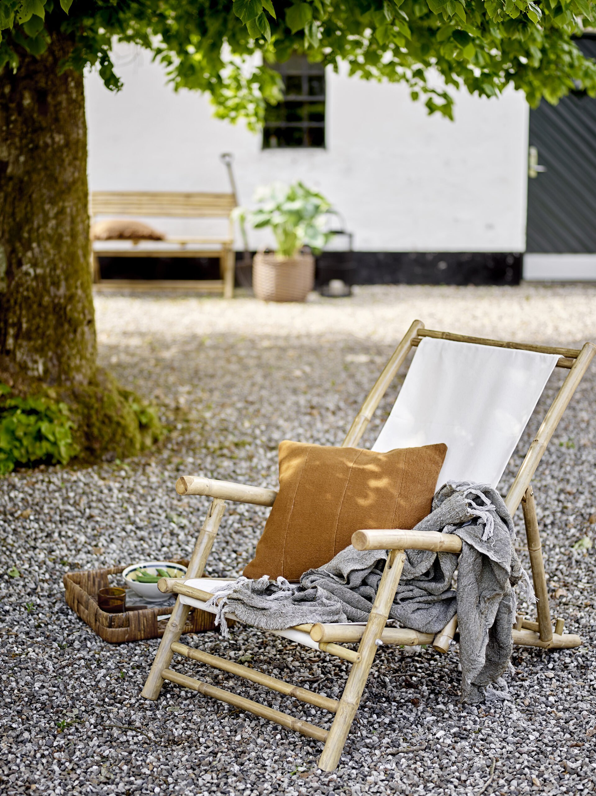 Korfu Deck Chair, Nature, Bamboo - Image 6
