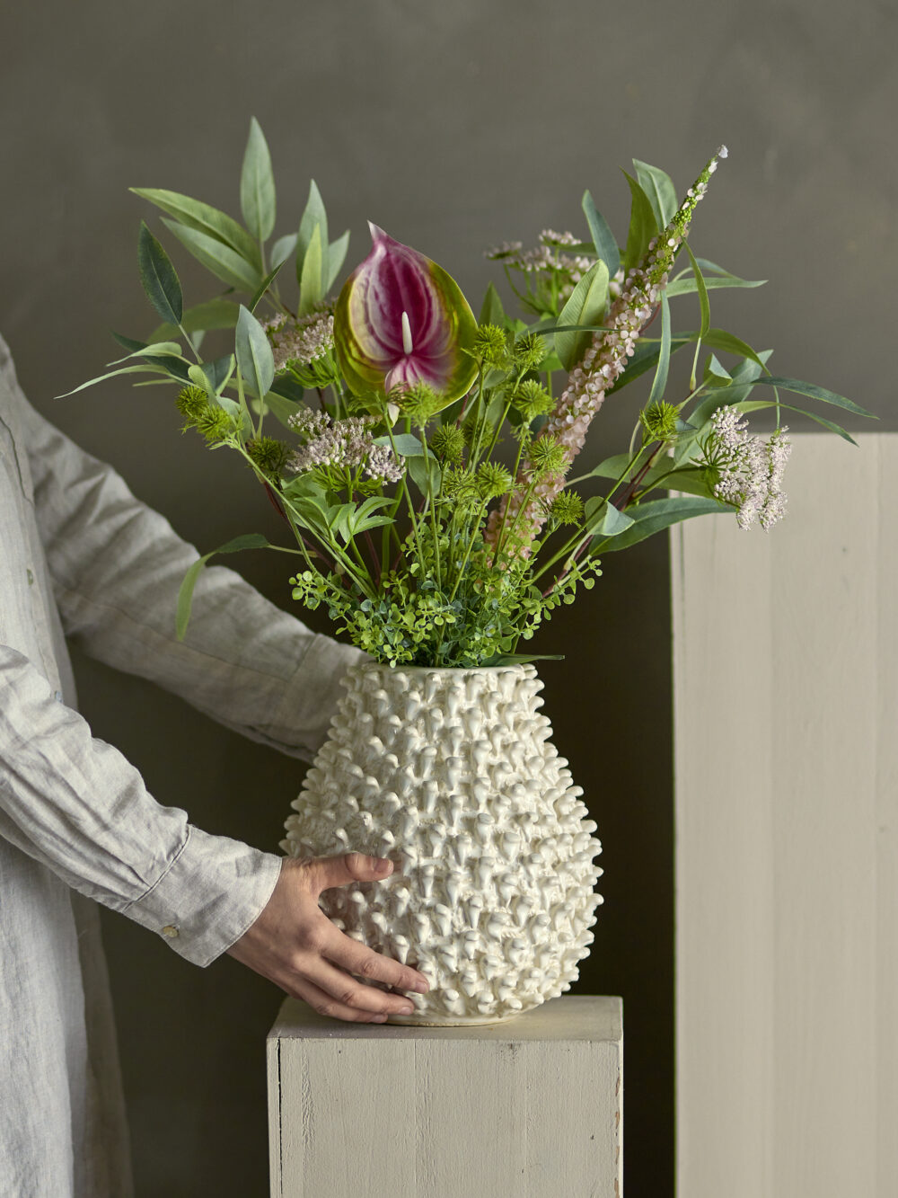 Blush Bouquet, Rose, Artificial Flowers - Image 4