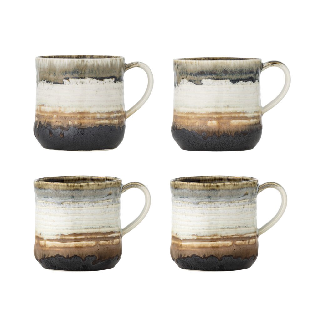 Deana Mug, Brown, Stoneware