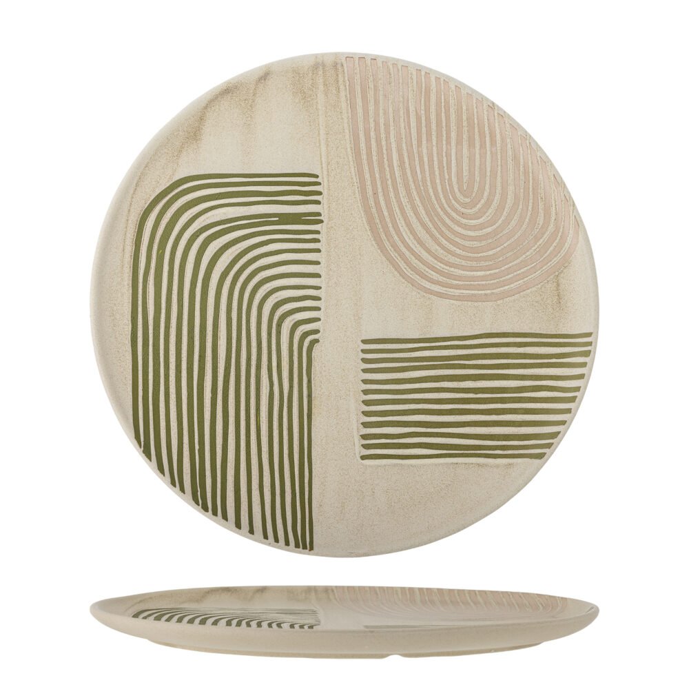 Amica Serving Plate, Rose, Stoneware