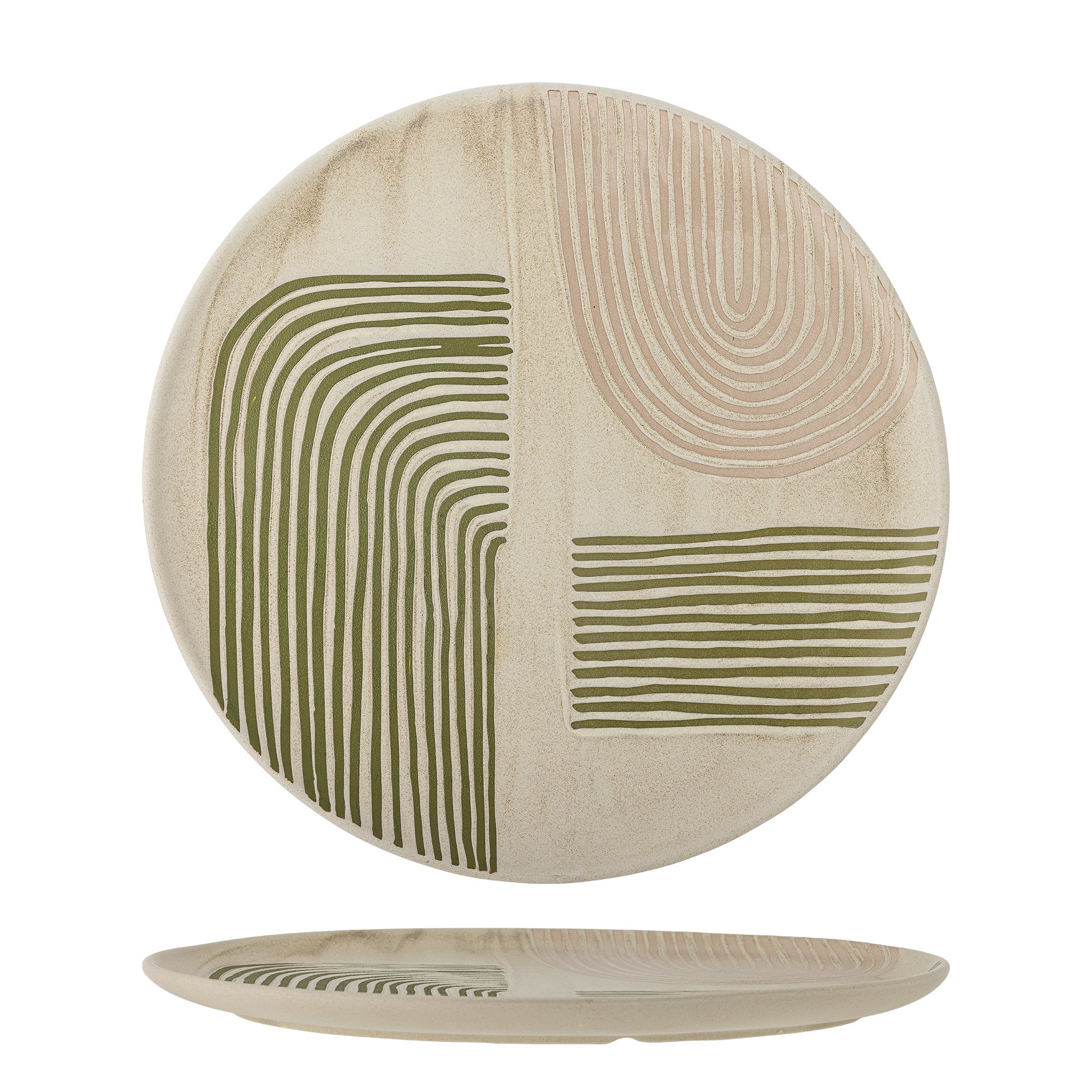 Amica Serving Plate, Rose, Stoneware