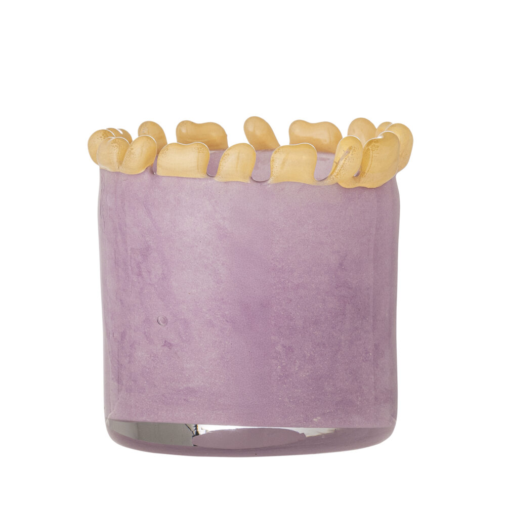 Edger Votive, Purple, Glass