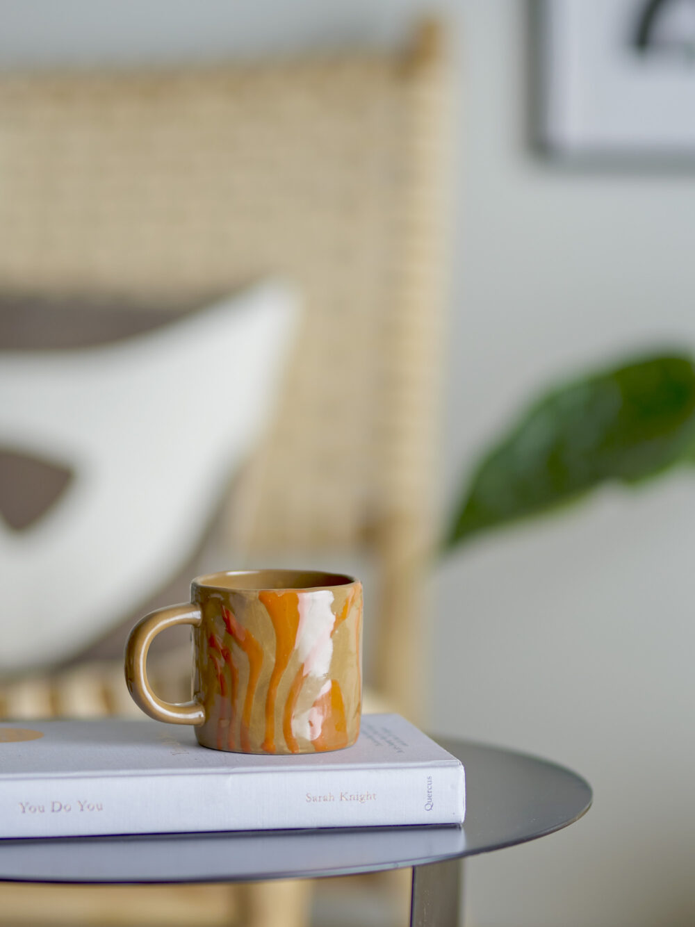 Ninka Mug, Orange, Stoneware - Image 3
