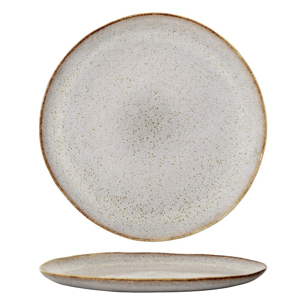 Sandrine Plate, Nature, Stoneware