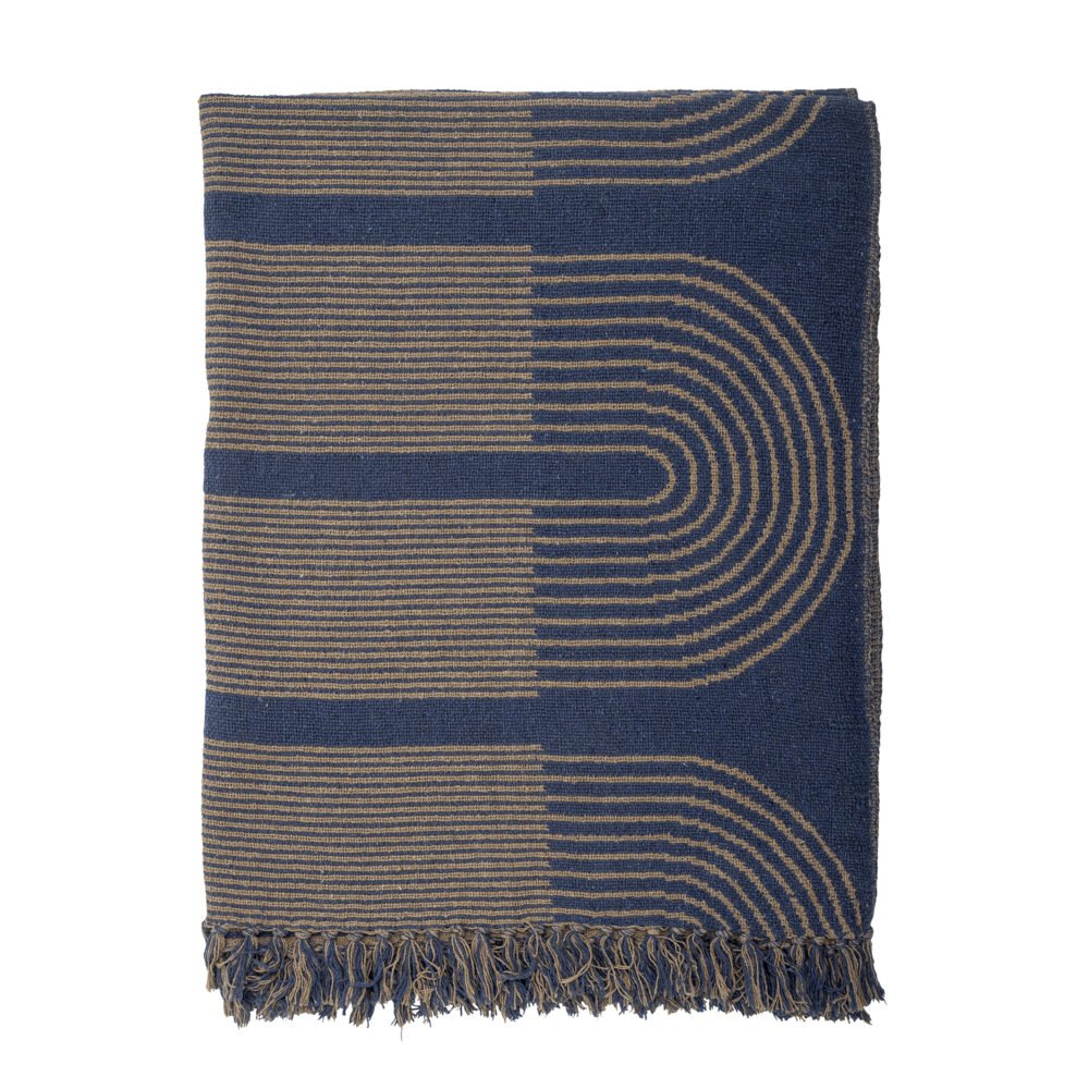 Tiffanie Throw, Blue, Recycled Cotton - Image 3