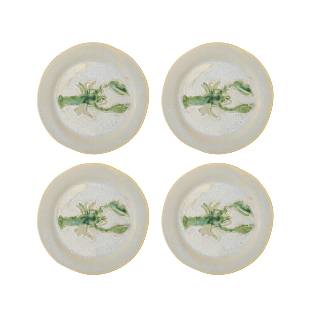 Hadden Plate, Green, Stoneware