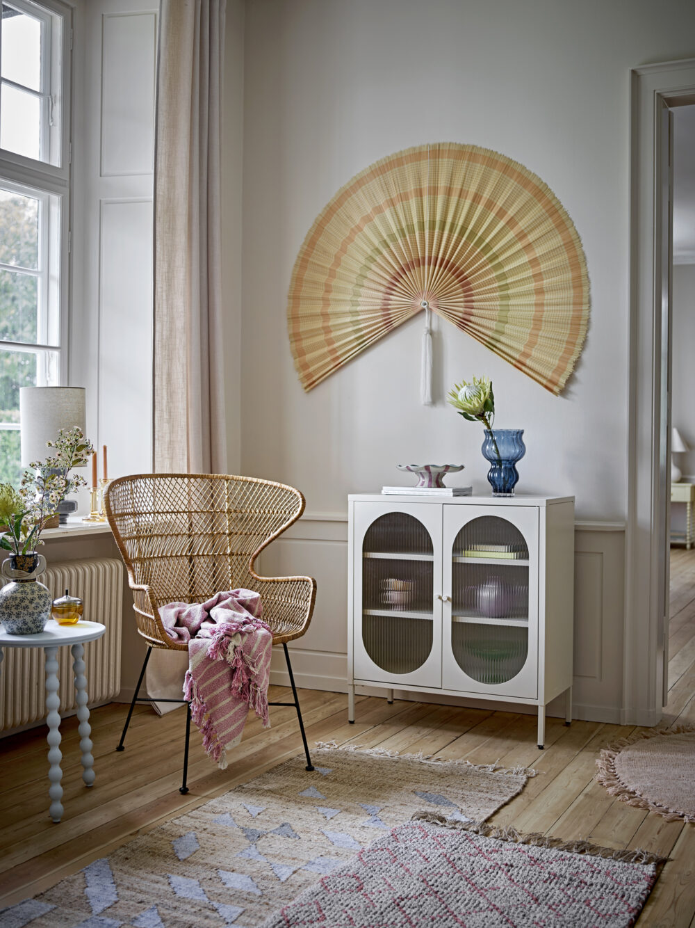 Jaime Wall Decor, Yellow, Bamboo - Image 3