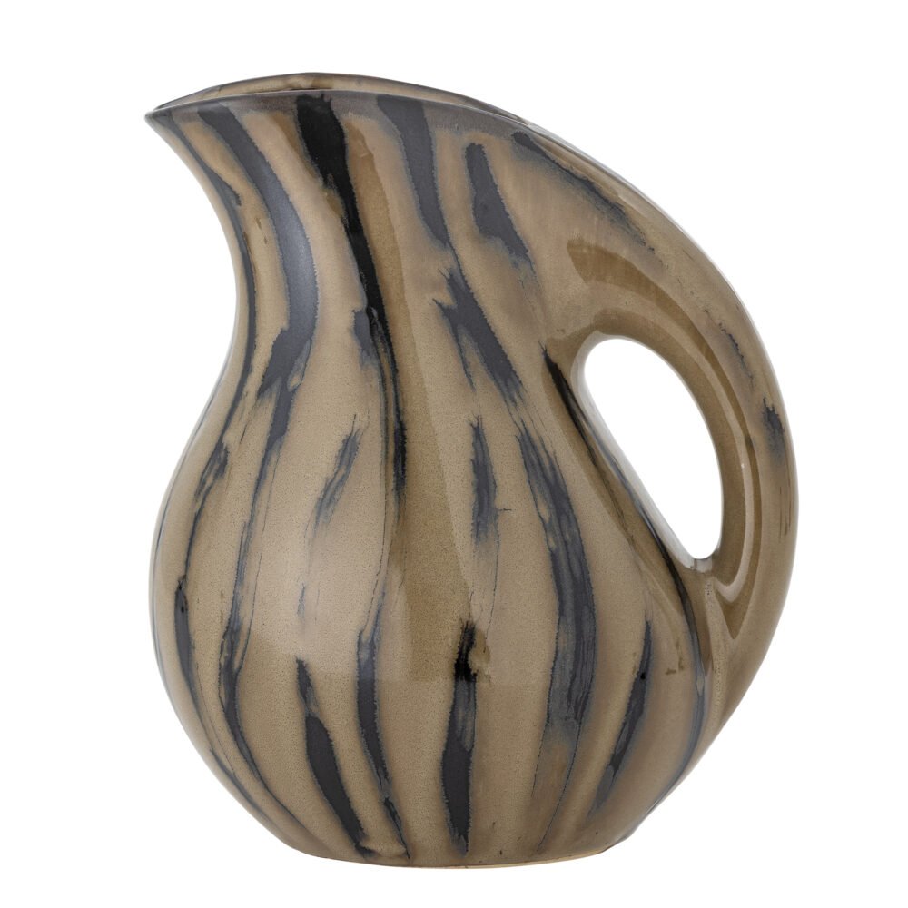 Coy Jug, Brown, Stoneware