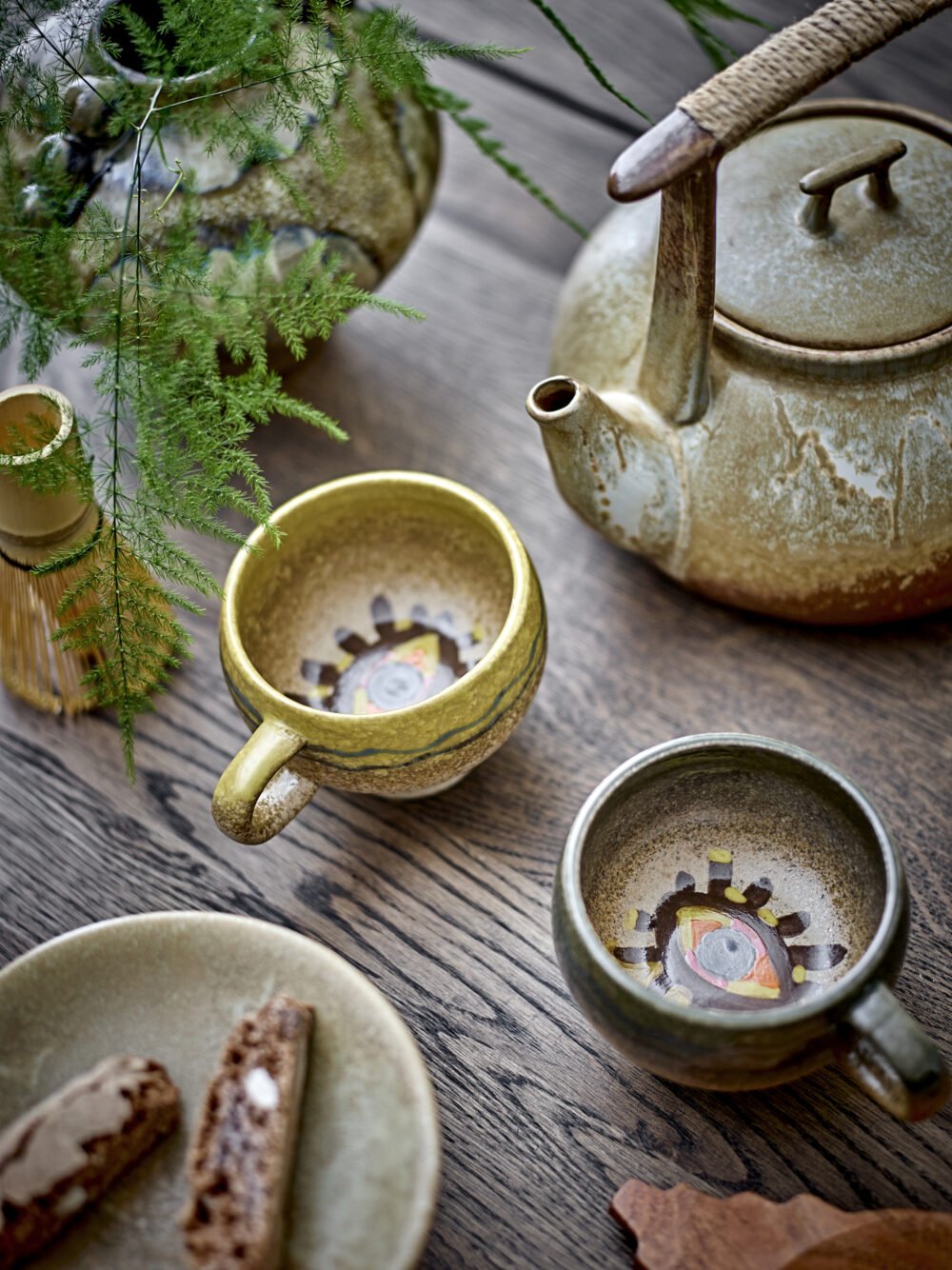 Oculus Cup, Brown, Stoneware - Image 3