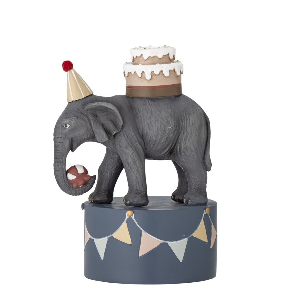 Flor Candle Holder, Grey, Polyresin