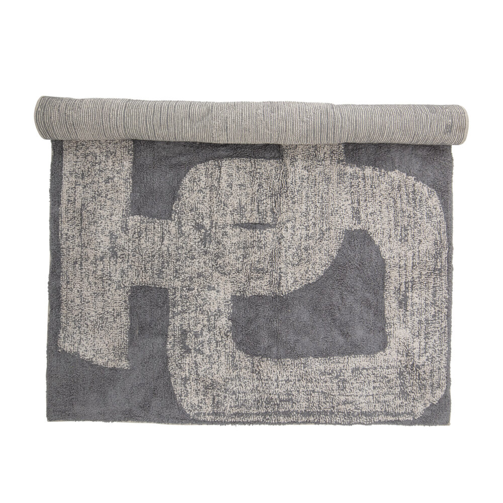 Addo Rug, Grey, Cotton