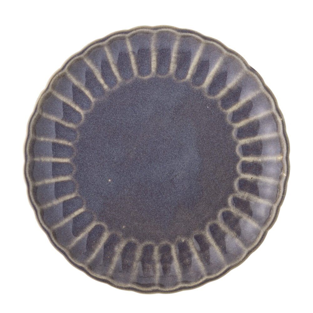 Latina Plate, Purple, Stoneware - Image 3