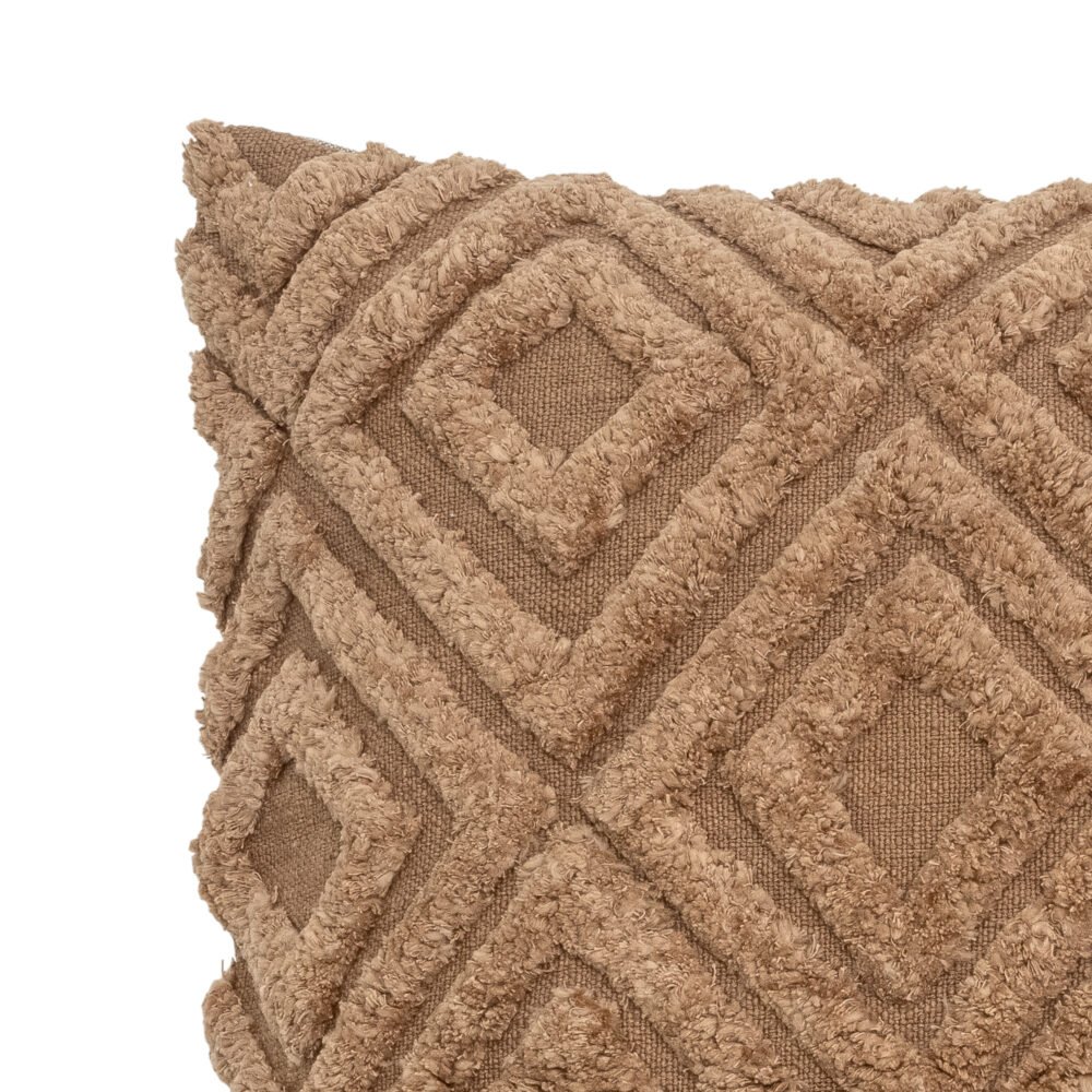 Aprilia Cushion, Brown, Cotton - Image 3