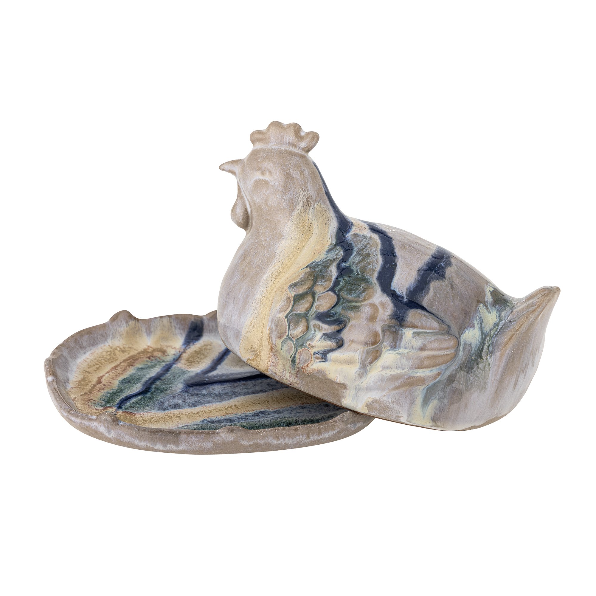 Heni Butter Box, Rose, Stoneware - Image 3